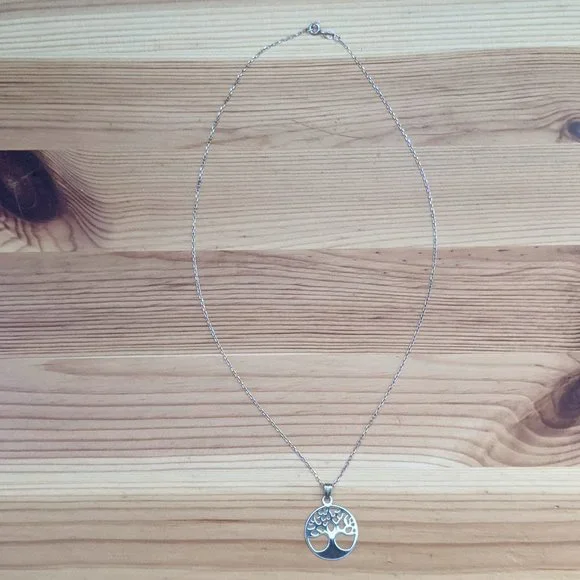 Sterling Silver Tree of Life Necklace - Picture 2 of 4